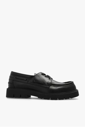 ‘haddock’ leather shoes od Bottega Veneta